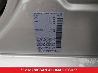 2023 Nissan Altima 2.5 SR