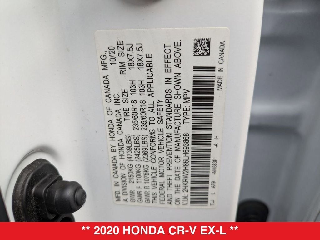 2020 Honda CR-V EX-L