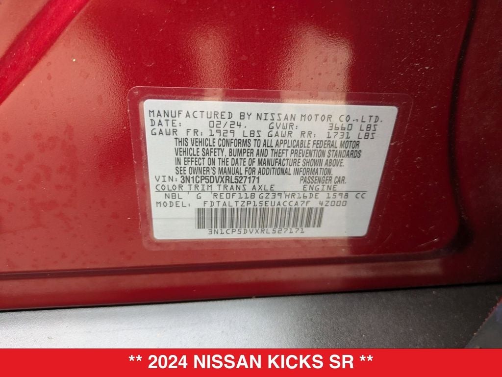 2024 Nissan Kicks SR