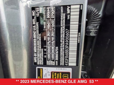 2023 Mercedes-Benz GLE GLE 53 AMG® 4MATIC®