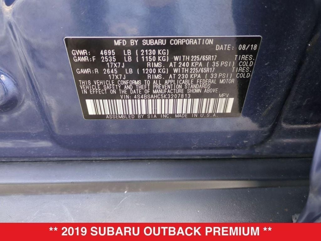2019 Subaru Outback 2.5i Premium