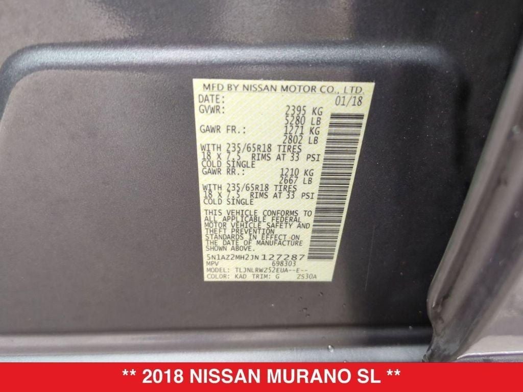 2018 Nissan Murano SL