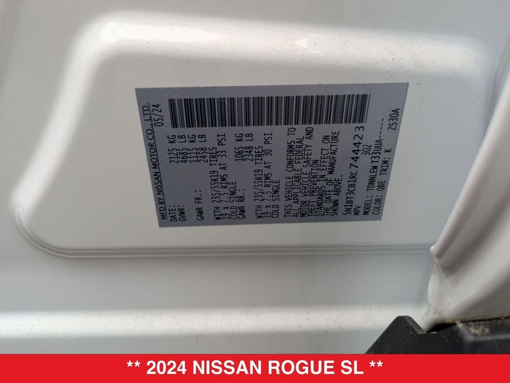 2024 Nissan Rogue SL