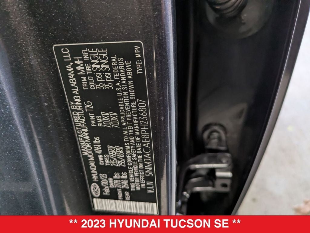 2023 Hyundai Tucson SE