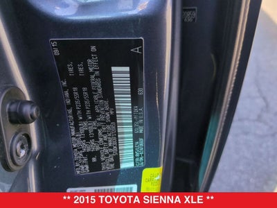 2015 Toyota Sienna XLE 7 Passenger