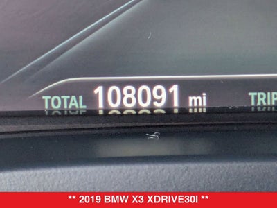 2019 BMW X3 xDrive30i