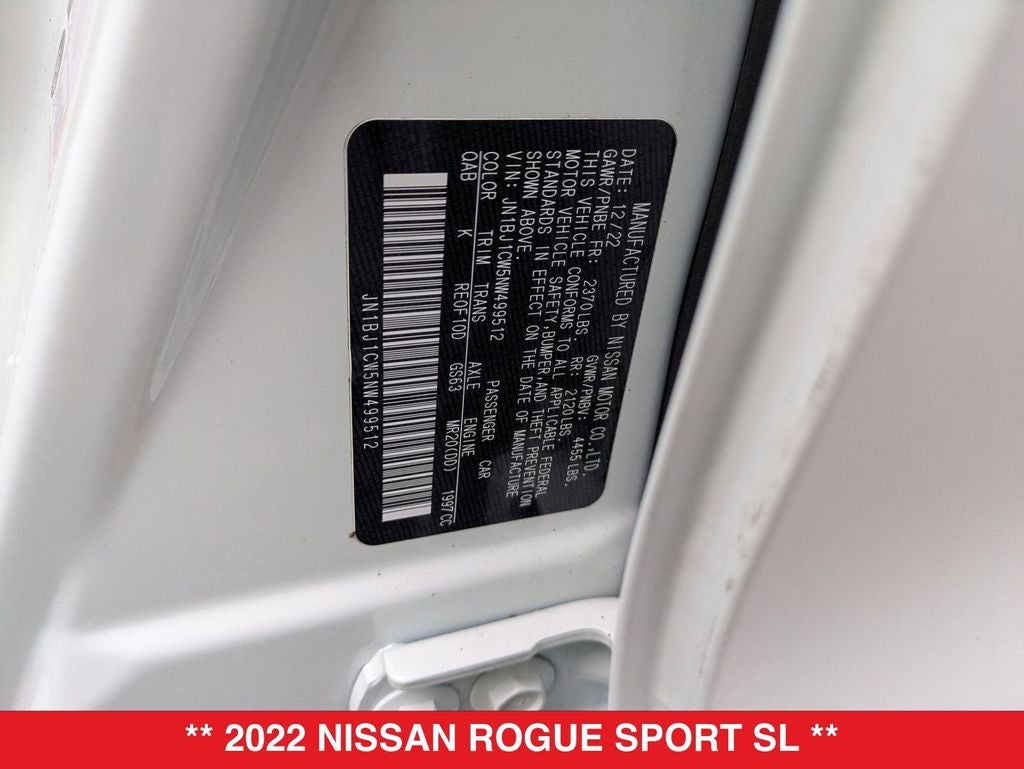 2022 Nissan Rogue Sport SL