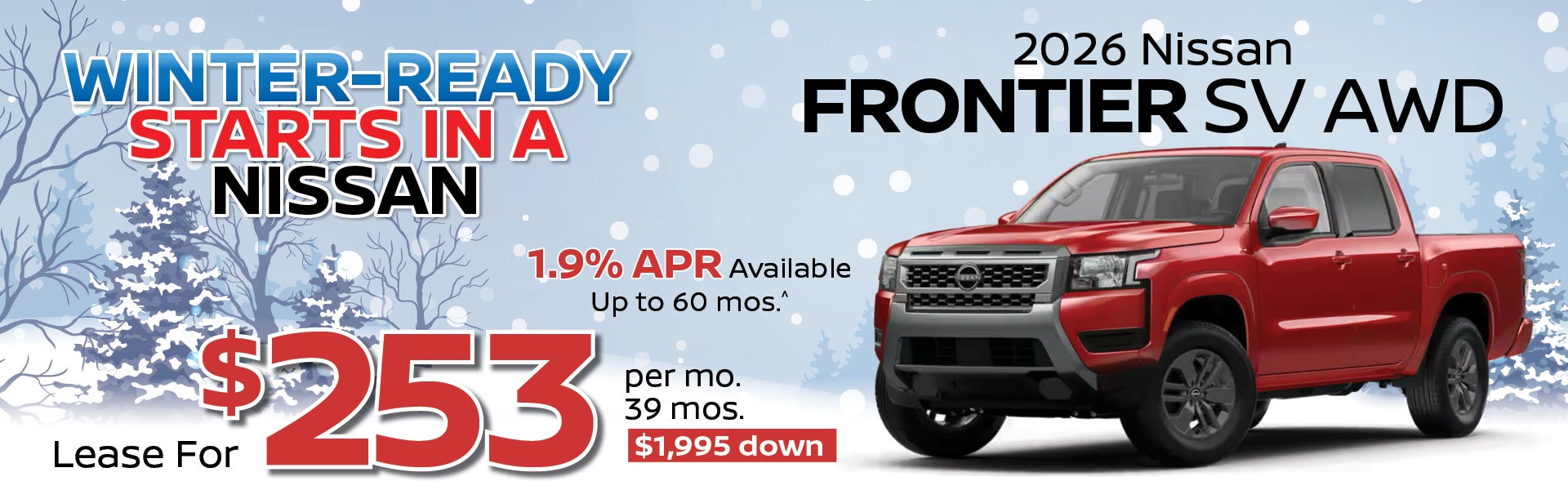 2026 FRONTIER SV AWD