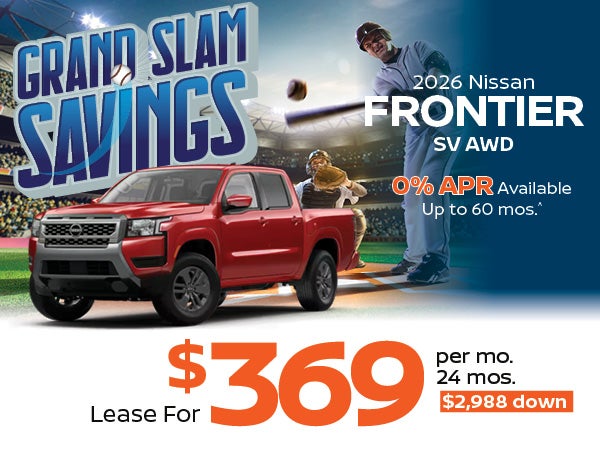 2026 Nissan Frontier SV AWD