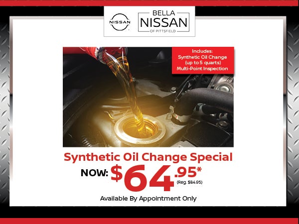 Synthetic Oil Change Special